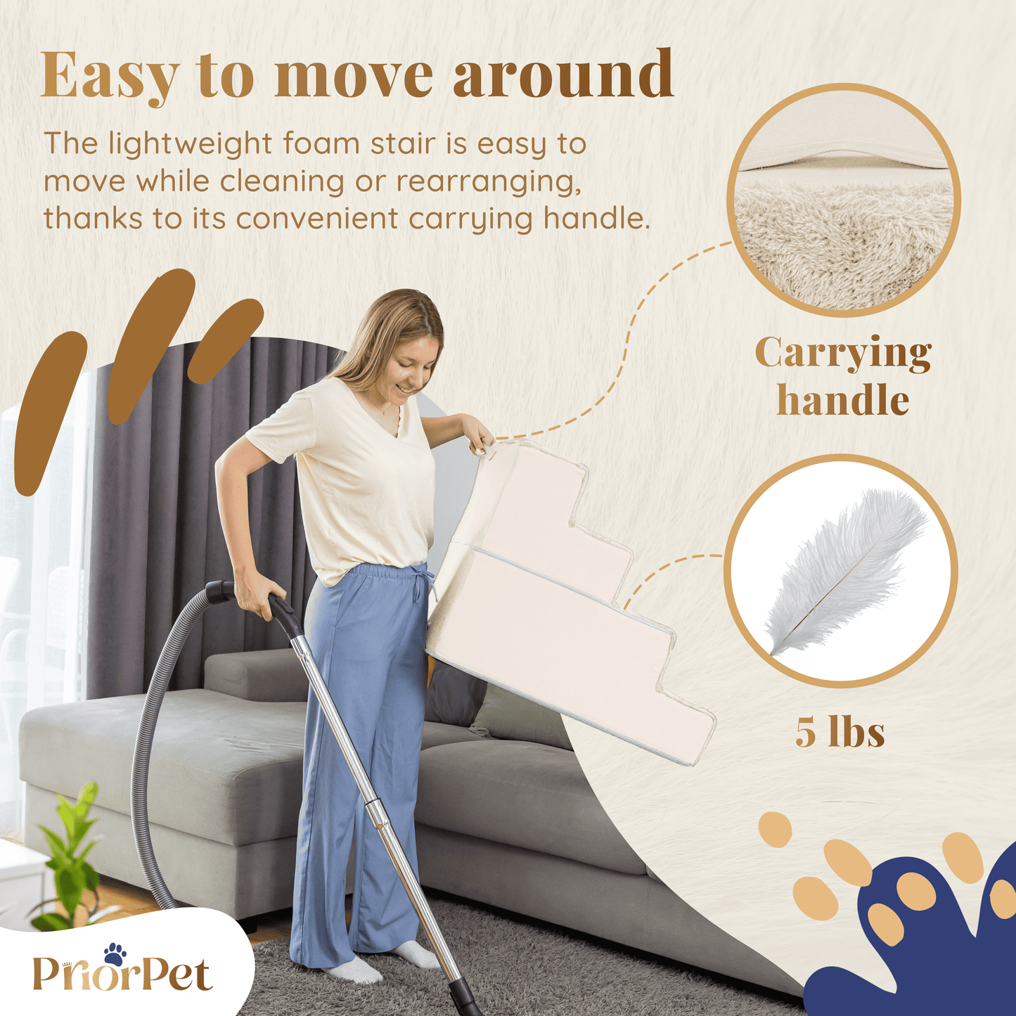 Hondentrappen voor sofa-4 stappen
