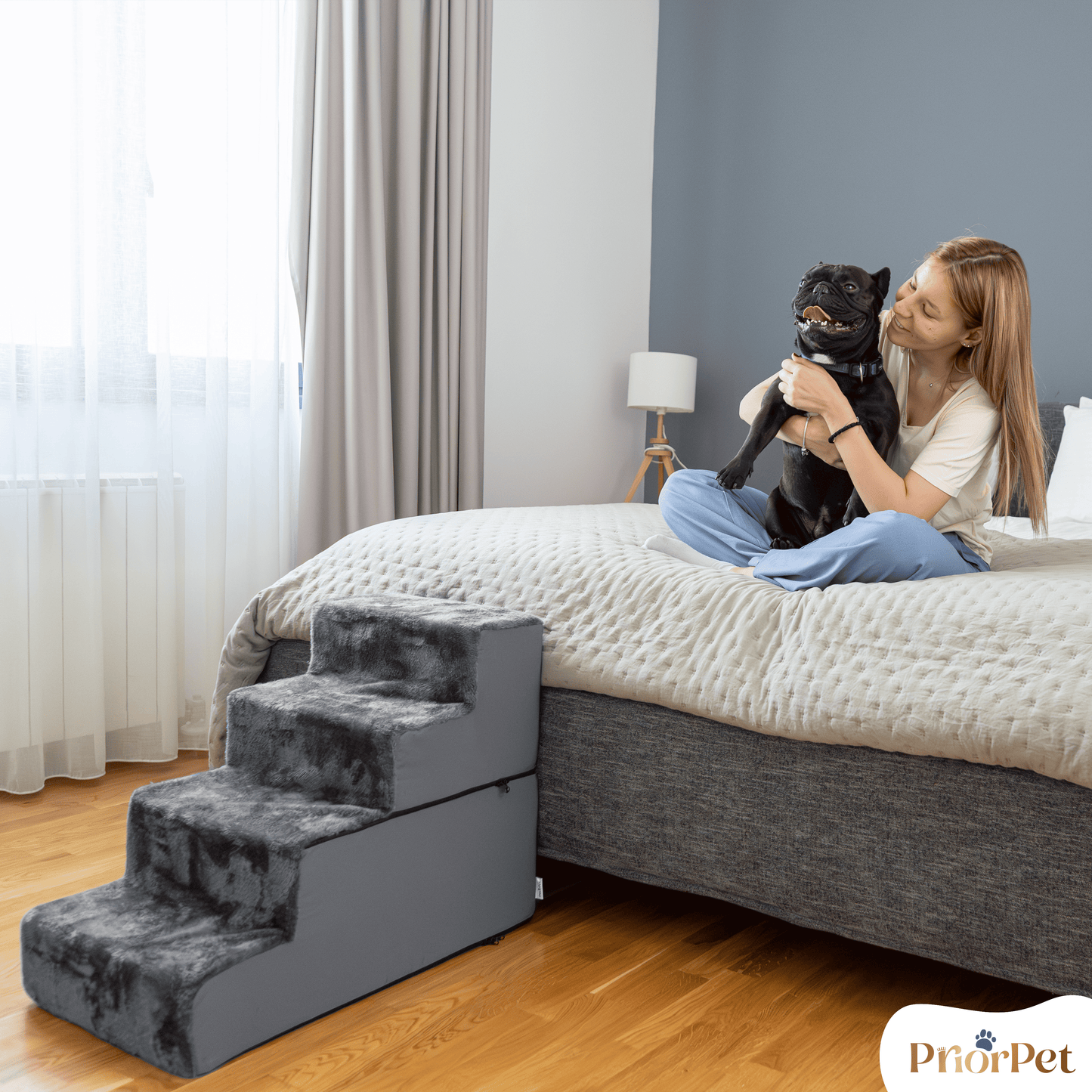 Hondentrappen voor sofa-4 stappen