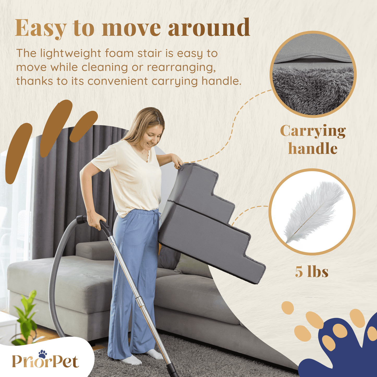 Hondentrappen voor sofa-4 stappen