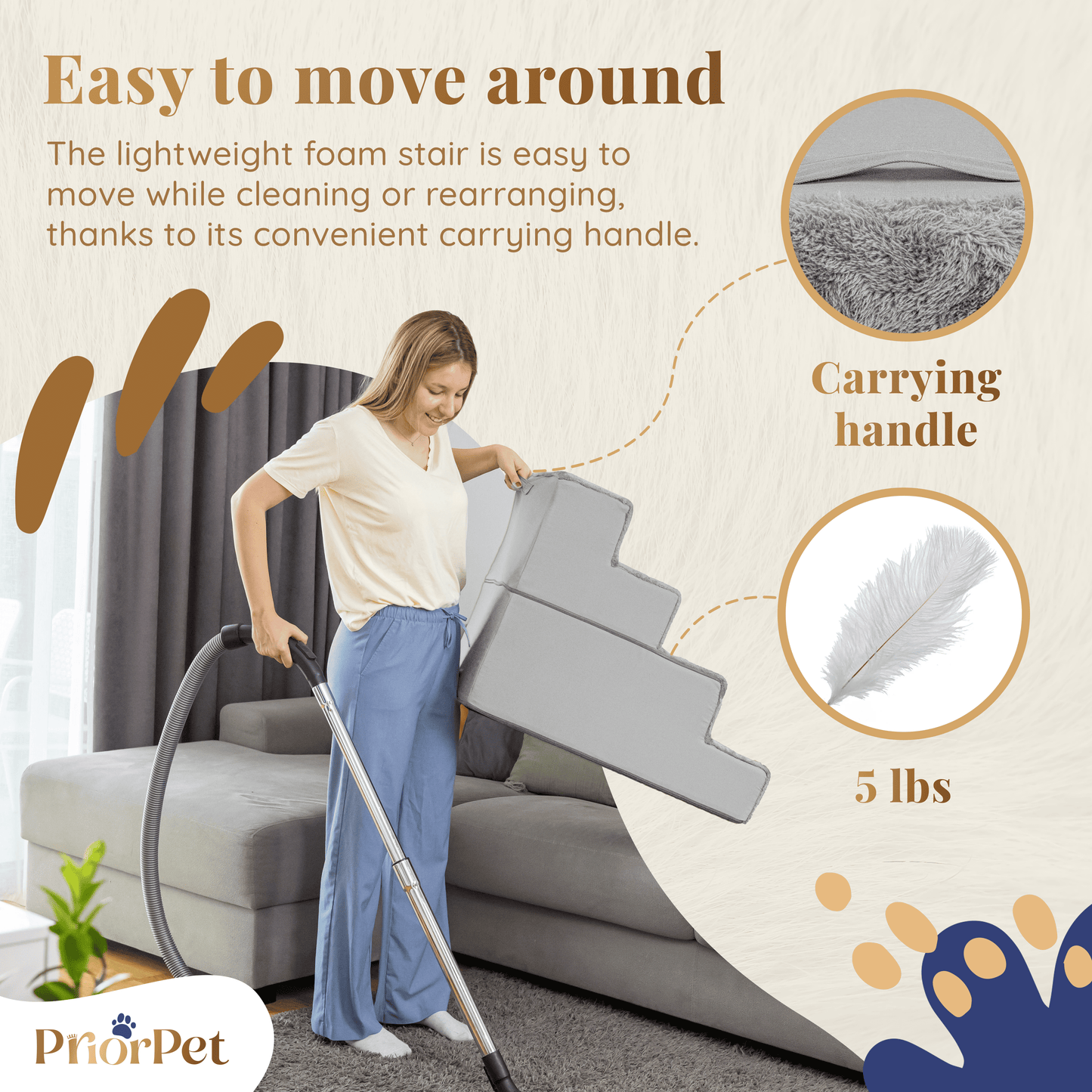 Hondentrappen voor sofa-4 stappen