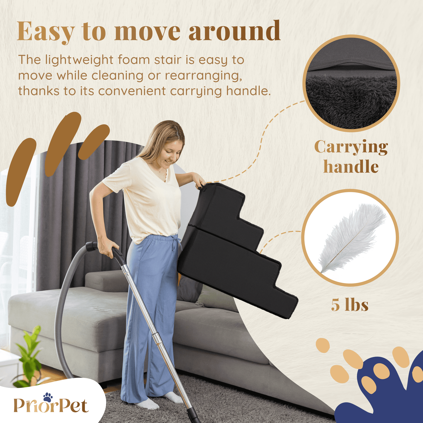 Hondentrappen voor sofa-4 stappen