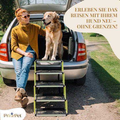 Escaliers extérieurs de chien de 5 étapes-utilisés comme neuf