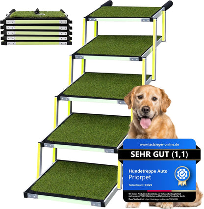 Escaliers extérieurs de chien de 5 étapes-utilisés comme neuf