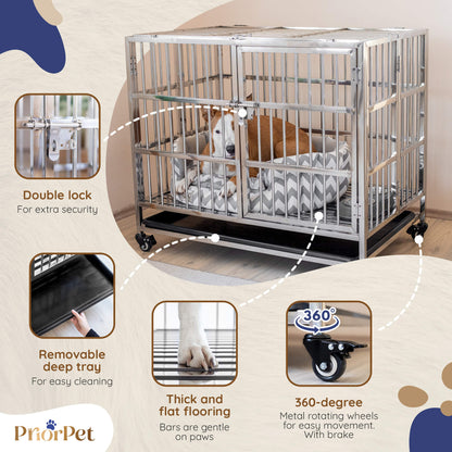 Cage de chien pliable
