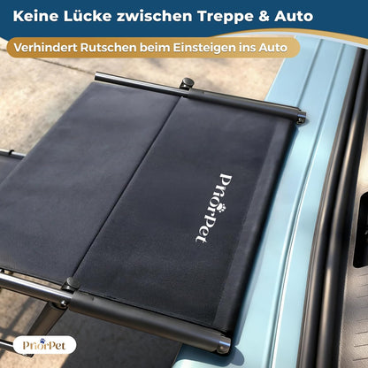 Klappbare Hundetreppe fürs Auto – 53–81 cm, bis 65 kg