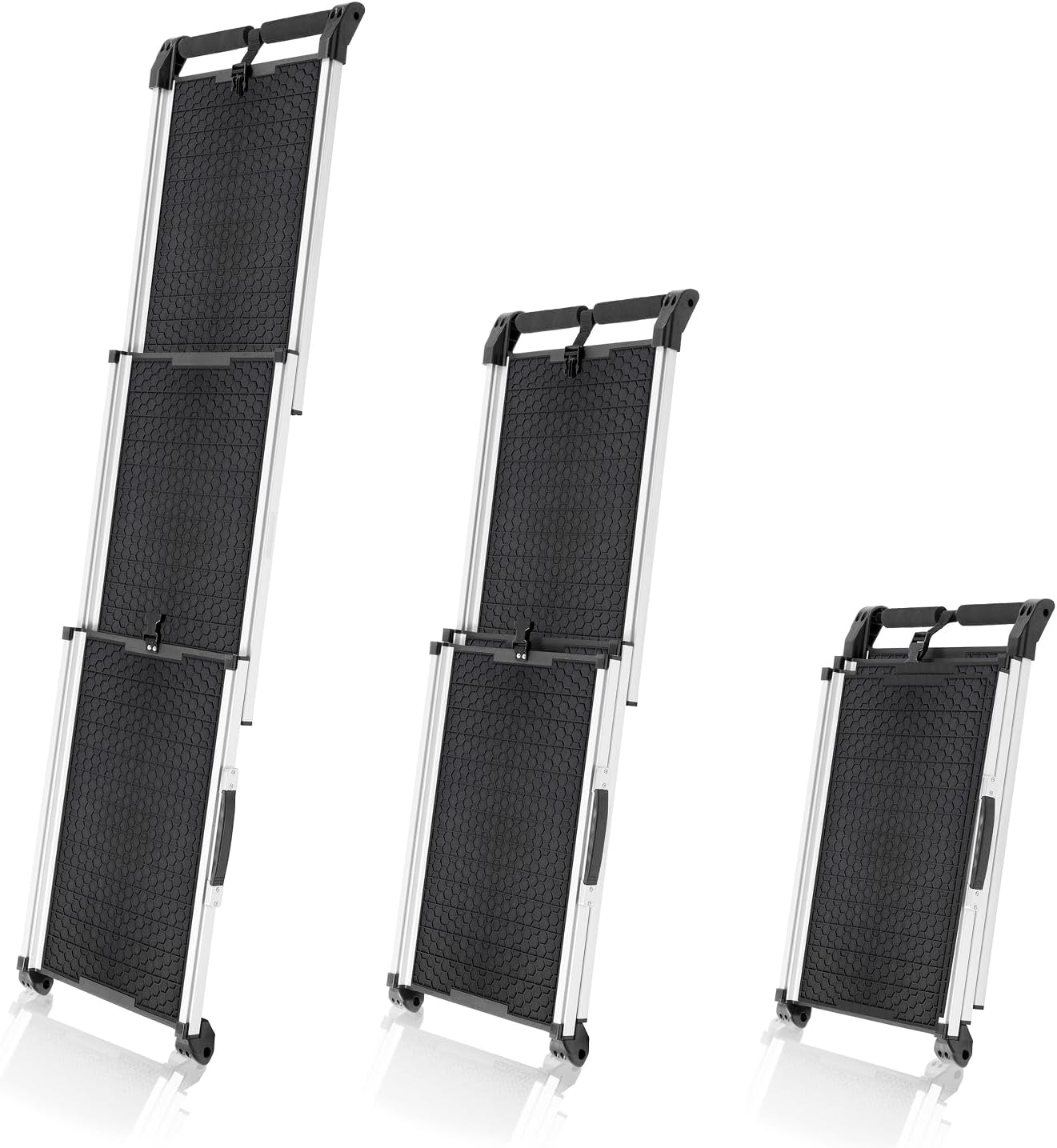 Hunderampe Auto Klappbar. Stabile Teleskop Rampe 90kg Belastbarkeit.